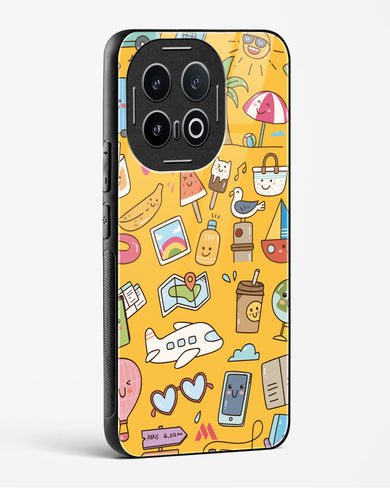 Vintage Travel Glass Case Phone Cover (Vivo)