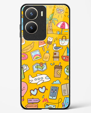 Vintage Travel Glass Case Phone Cover (Vivo)