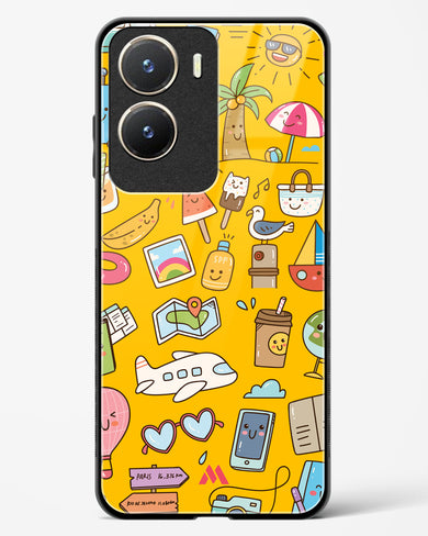 Vintage Travel Glass Case Phone Cover (Vivo)