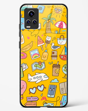 Vintage Travel Glass Case Phone Cover (Vivo)