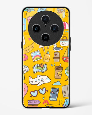 Vintage Travel Glass Case Phone Cover (Vivo)