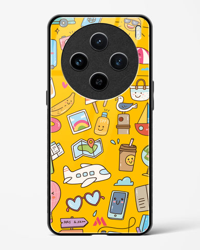 Vintage Travel Glass Case Phone Cover (Vivo)