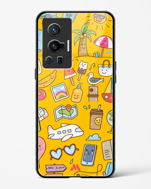 Vintage Travel Glass Case Phone Cover (Vivo)