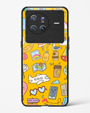 Vintage Travel Glass Case Phone Cover (Vivo)