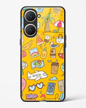 Vintage Travel Glass Case Phone Cover (Vivo)