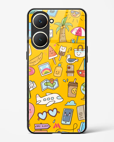 Vintage Travel Glass Case Phone Cover (Vivo)