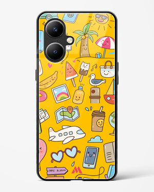 Vintage Travel Glass Case Phone Cover (Vivo)