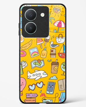 Vintage Travel Glass Case Phone Cover (Vivo)