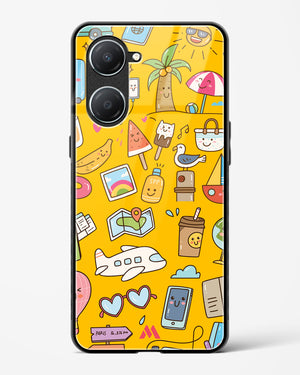 Vintage Travel Glass Case Phone Cover (Vivo)