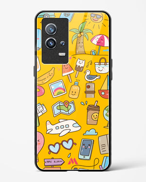 Vintage Travel Glass Case Phone Cover (Vivo)