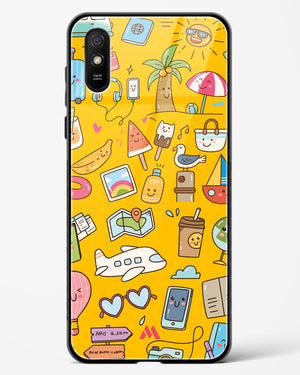 Vintage Travel Glass Case Phone Cover (Xiaomi)