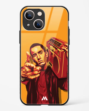 Eminem Rap God Tribute Glass Case Phone Cover-(Apple)