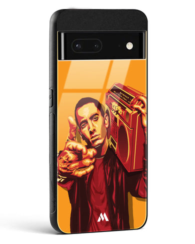 Eminem Rap God Tribute Glass Case Phone Cover-(Google)