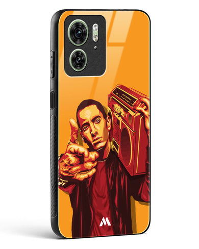 Eminem Rap God Tribute Glass Case Phone Cover (Motorola)