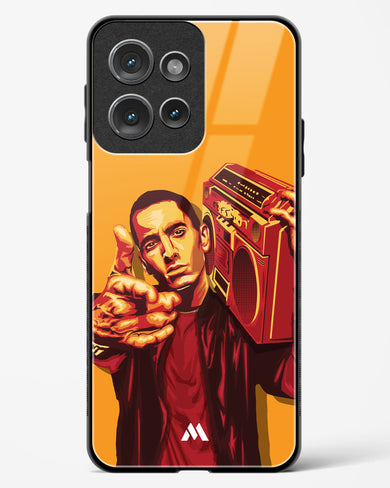 Eminem Rap God Tribute Glass Case Phone Cover (Motorola)