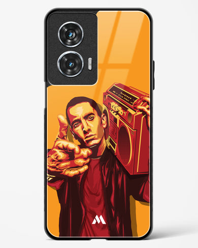 Eminem Rap God Tribute Glass Case Phone Cover (Motorola)