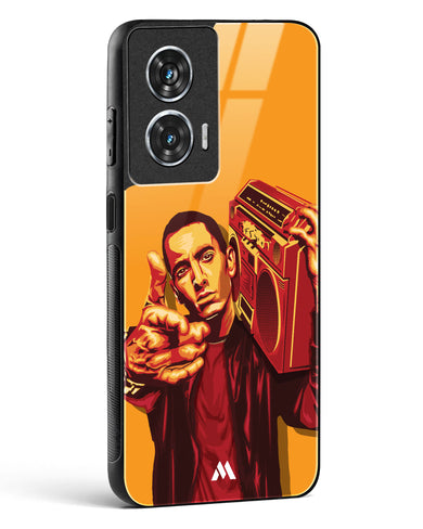 Eminem Rap God Tribute Glass Case Phone Cover (Motorola)