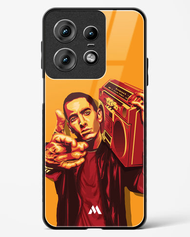 Eminem Rap God Tribute Glass Case Phone Cover (Motorola)