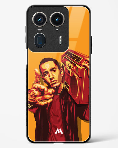 Eminem Rap God Tribute Glass Case Phone Cover (Motorola)