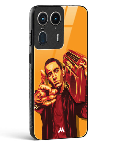 Eminem Rap God Tribute Glass Case Phone Cover (Motorola)