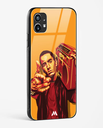 Eminem Rap God Tribute Glass Case Phone Cover (Nothing)