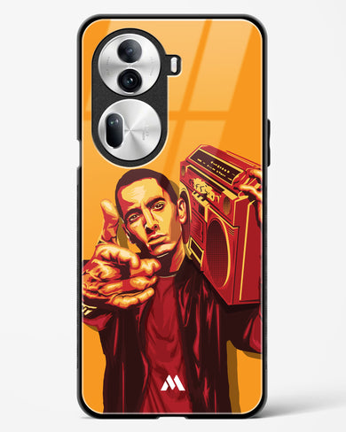 Eminem Rap God Tribute Glass Case Phone Cover-(Oppo)