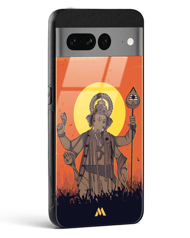 Ganesh Utsav Glass Case Phone Cover (Google)