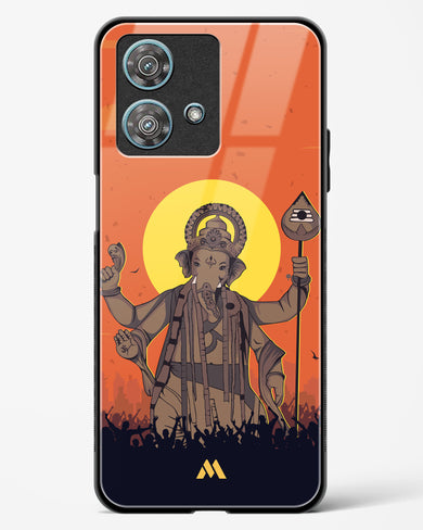 Ganesh Utsav Glass Case Phone Cover (Motorola)