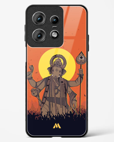 Ganesh Utsav Glass Case Phone Cover (Motorola)