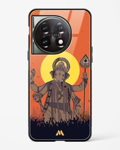 Ganesh Utsav Glass Case Phone Cover (OnePlus)