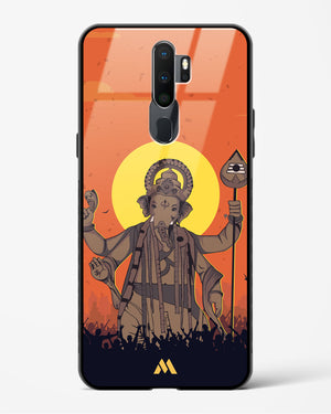 Ganesh Utsav Glass Case Phone Cover-(Oppo)