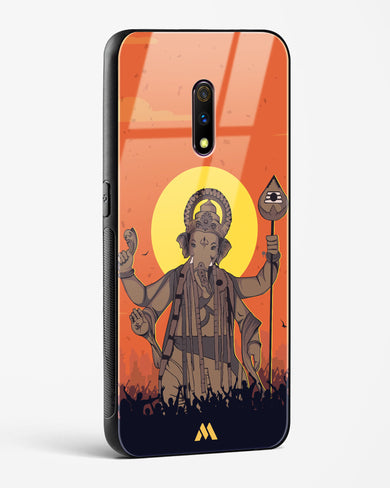 Ganesh Utsav Glass Case Phone Cover-(Realme)