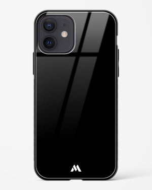 The All Black Glass Case Phone Cover (Apple)