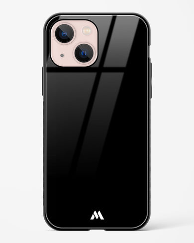 The All Black Glass Case Phone Cover (Apple)