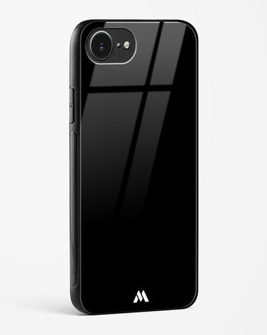 The All Black Glass Case Phone Cover (Apple)