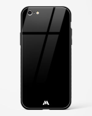 The All Black Glass Case Phone Cover (Apple)