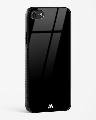 The All Black Glass Case Phone Cover (Apple)