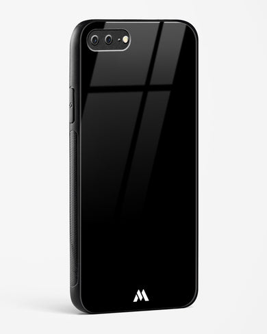 The All Black Glass Case Phone Cover (Apple)