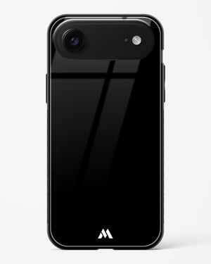 The All Black Glass Case Phone Cover (Apple)