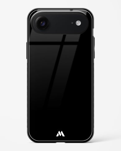 The All Black Glass Case Phone Cover (Apple)