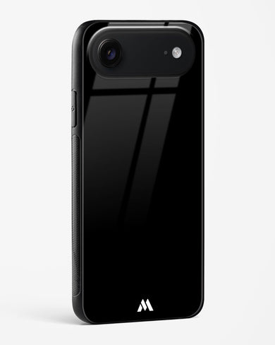 The All Black Glass Case Phone Cover (Apple)