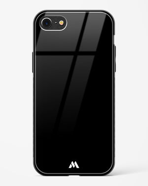 The All Black Glass Case Phone Cover-(Apple)