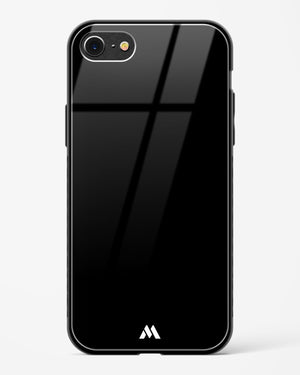 The All Black Glass Case Phone Cover (Apple)