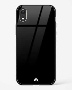 The All Black Glass Case Phone Cover (Apple)