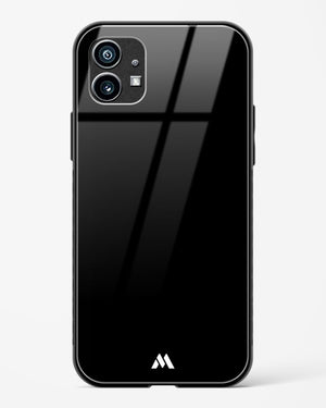 The All Black Glass Case Phone Cover (Nothing)
