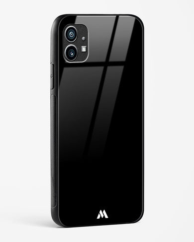 The All Black Glass Case Phone Cover (Nothing)