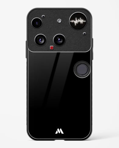 The All Black Glass Case Phone Cover (Nothing)