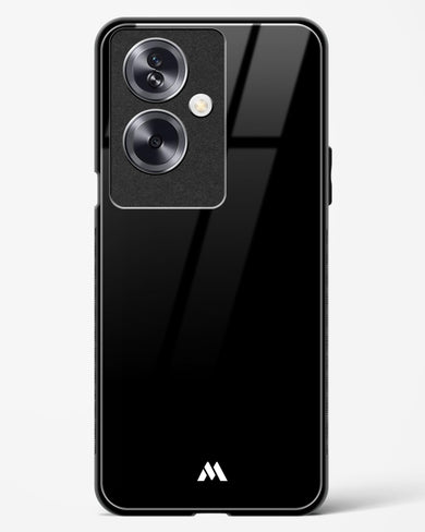 The All Black Glass Case Phone Cover (Oppo)