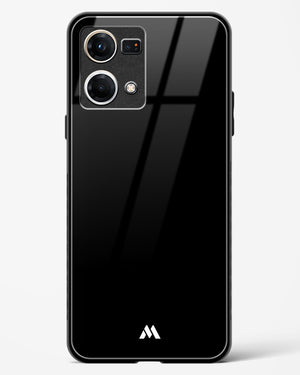 The All Black Glass Case Phone Cover (Oppo)