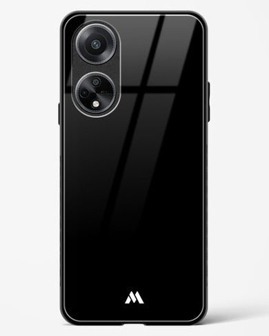 The All Black Glass Case Phone Cover (Oppo)